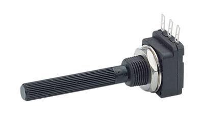 Hiilipotentiometri 6mm mono (0,2W)