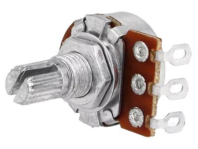 Hiilipotentiometri 6mm mono (0,125W)