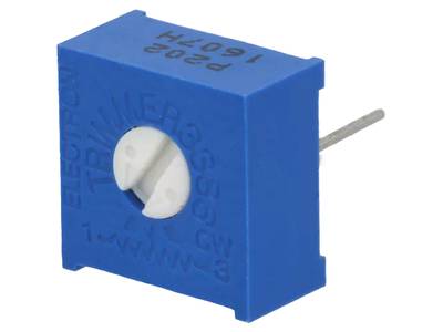 Cermet-trimmeripotentiometri vaakamalli (0,25W) Cermet-trimmeripotentiometri vaakamalli (0,25W)
