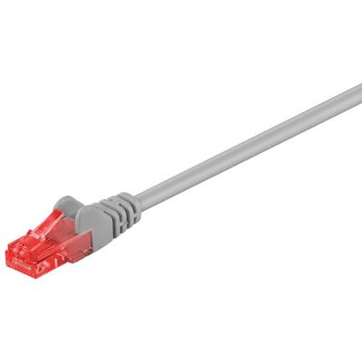 Cat6-liitäntäkaapeli suojaamaton U/UTP Cu harmaa