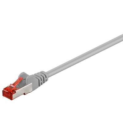 Cat6-liitäntäkaapeli suojattu S/FTP harmaa