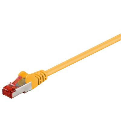 Cat6-liitäntäkaapeli suojattu S/FTP keltainen
