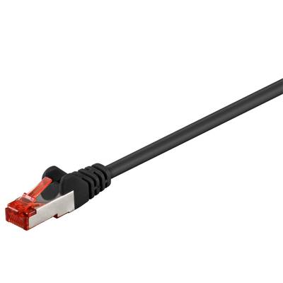 Cat6-liitäntäkaapeli suojattu S/FTP musta
