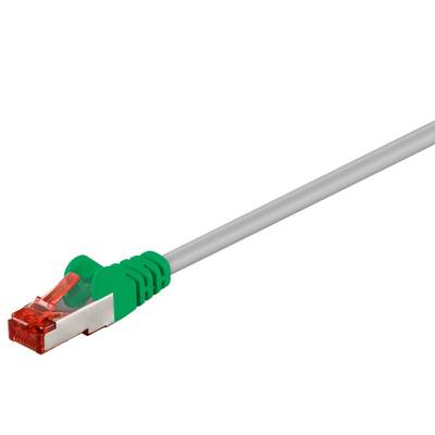 Cat6-liitäntäkaapeli STP ristikytketty harmaa