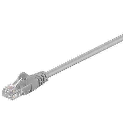 Cat5e-liitäntäkaapeli suojaamaton U/UTP harmaa