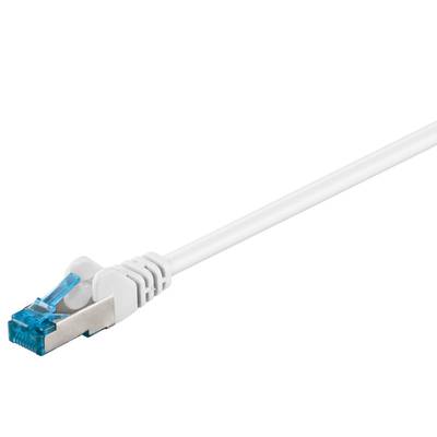 Cat6a-liitäntäkaapeli suojattu (S/FTP) valkoinen