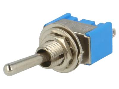 Vipukytkin mutterikiinnityksellä 6A (6mm)