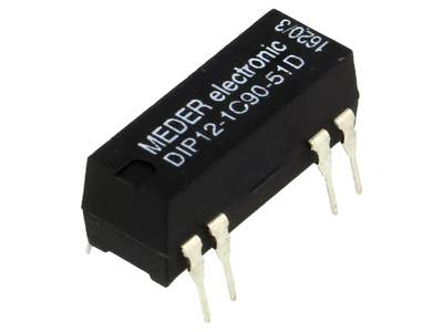 Reed-rele DIL-kotelossa 1 vaihtokosketin 250mA