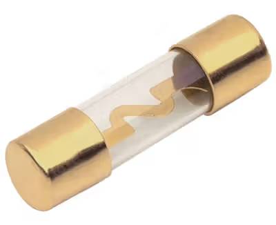 Lasiputkisulake (AGU) kullattu 10,3x38mm 32Vdc
