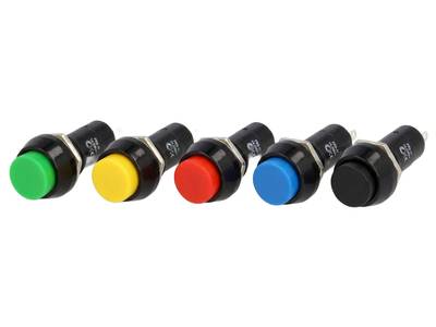 Painokytkin 1xON-OFF 3A 125V (12mm)