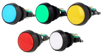 Painike 12Vdc LED-merkkivalolla 10A 250Vac / 12Vdc (24,5mm) Painike 12Vdc LED-merkkivalolla 10A 250Vac / 12Vdc (24,5mm)