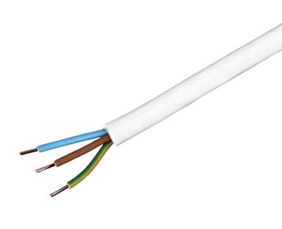 Asennusjohto pyöreä 3x10,0mm² valkoinen