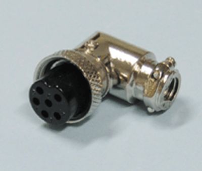 Moninapaliitin 6-napainen pistoke kulma naaras