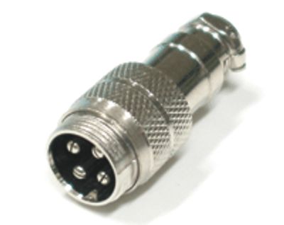 Moninapaliitin 4-napainen pistoke uros