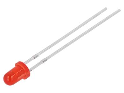LED 3mm 4,5mcd punainen