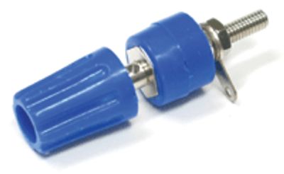 Naparuuvi 16A banaaniliittimelle 16A 50V sininen (552-0200) *