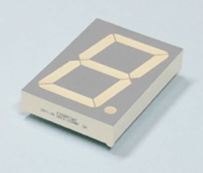 7-segmenttinäyttö 57mm CA punainen