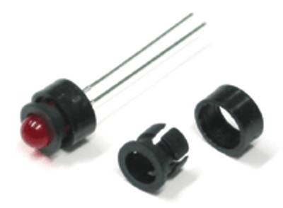 Asennuskaulus 5mm valodiodille muovi