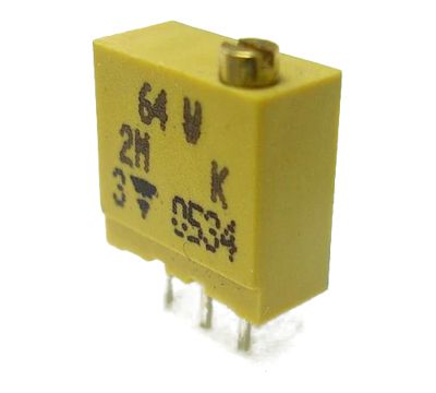 Cermet-monikierrostrimmeripot. pystymalli 2Mohm * Cermet-monikierrostrimmeripot. pystymalli 2Mohm *