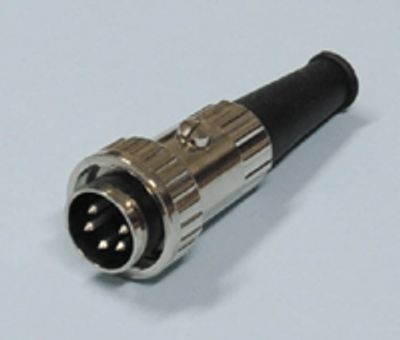 DIN-pistoke bajonet-lukituksella 5-nap.  60°