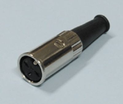 DIN-jatkopistoke bajonet-lukituksella 3-nap.