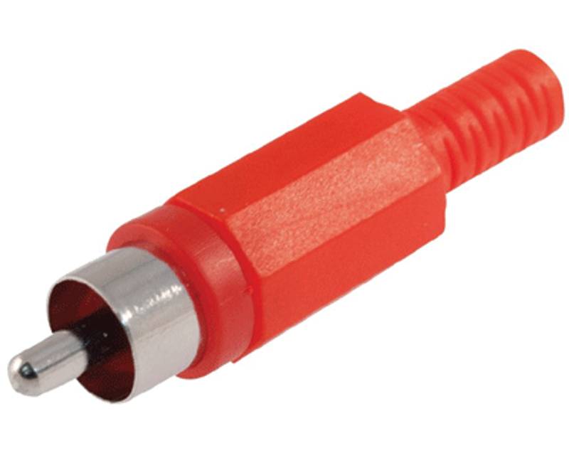 RCA pistoke Uros Muovi Punainen Starelec fi rca-pistoke-uros-muovi-punainen-starelec-fi