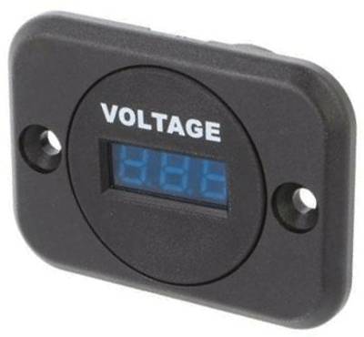 Digitaalinen LED-paneelimittari 6-33Vdc sininen (A25-1PS-BB3-U)