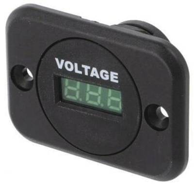 Digitaalinen LED-paneelimittari 6-33Vdc vihreä (A25-1PS-BB3-G)