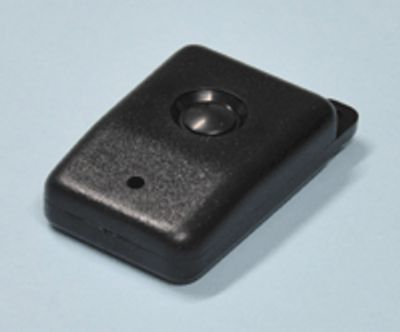 Painikekotelo 56x35x13,9mm musta 1 painikkeella *