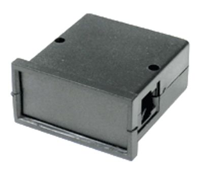 Muovikotelo paneeliasennukseen 65x30x71,5mm musta