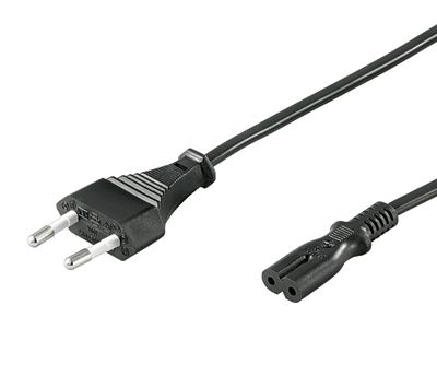 Kojeliitosjohto Euro-C/C7 musta 1,5m