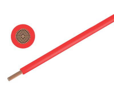 Kytkentäjohto 450/750V 4,0mm² punainen (H07V-K4)