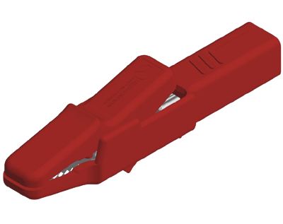 Hauenleukaliitin 4mm turvabanaaniliittimelle Cat II 300V punainen (932435-101)