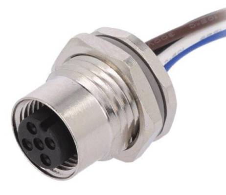 Smc Runkoliitin Anturiliitin M12 runkoliitin johdoilla 5-nap. naaras (T4171110005-001 ...