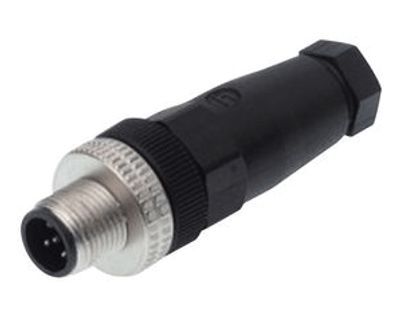 Anturiliitin M12 suora kaapelipistoke 5-nap. uros (ELST 5012 PG7)