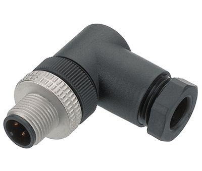 Anturiliitin M12 kaapelipistoke kulmamalli 5-nap. uros (ELWIST 5012 PG7)