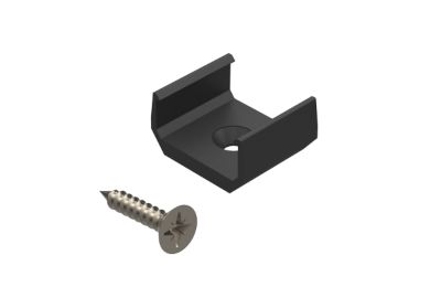 Alumiinikiskon kiinnike musta