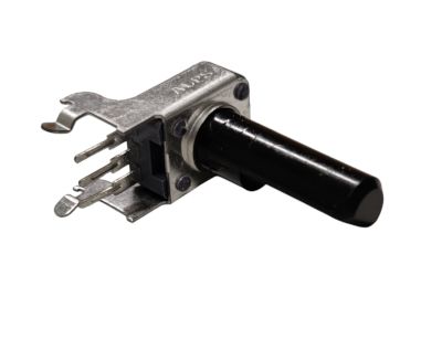 Hiilipotentiometri piirilevylle 6mm mono 10kohm logaritminen * Hiilipotentiometri piirilevylle 6mm mono 10kohm logaritminen *