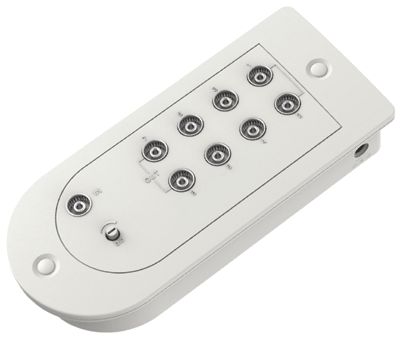 Antennivahvistin kahdeksalla ulostulolla 15dB 12Vdc/230Vac