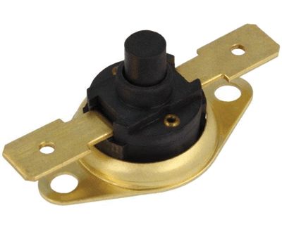 Bimetallitermostaatti manuaalisella palautuksella avautuva +130°C