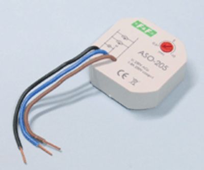 Porrasvaloajastin kojerasiaan 230Vac 10A 0,5-10min