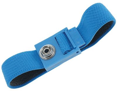 Maadoitusranneke 7mm neppariliitännällä vaaleansininen (1-1-07-A-LB)