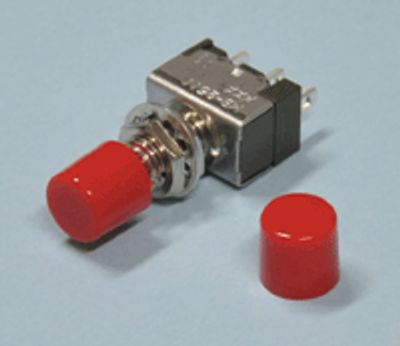 Nuppi MB2500-sarjan painikkeille 8mm punainen