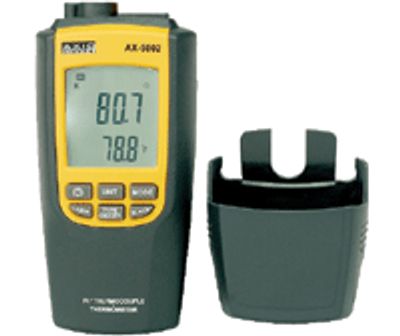 1-kanavainen lämpömittari K-anturilla + IR-mittaus