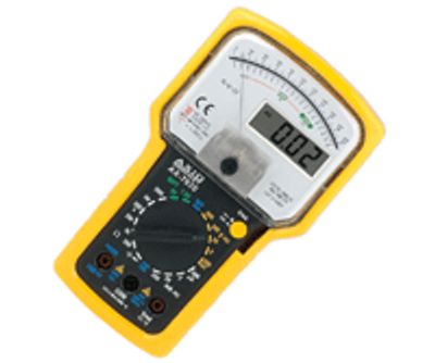 Analoginen/digitaalinen yleismittari Cat II 600V