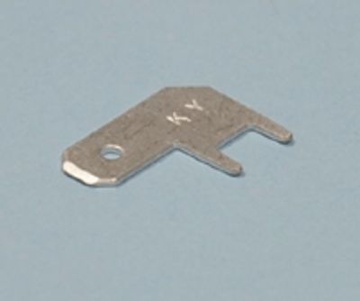 Laattaliitin piirilevylle kulma uros 4,8x0,5mm