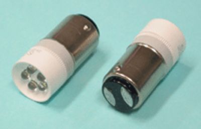 LED-lamppu Ba15d 230Vac valkoinen