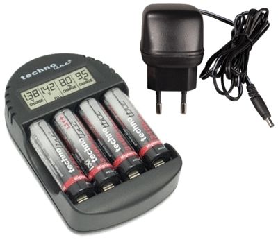 Automaattinen NiCd/NiMh-latauslaite 1-4 kpl AAA/AA