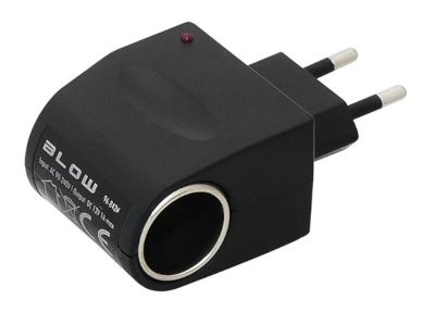 Hakkuriteholähde tupakansytytinliitännällä 12Vdc 1A