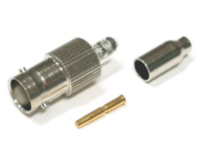 BNC-jatkopistoke puristettava, RG-174U